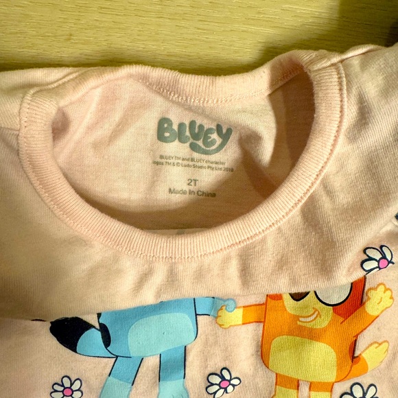 Bluey 2T Tank Top and Shorts 2-piece - Picture 3 of 3